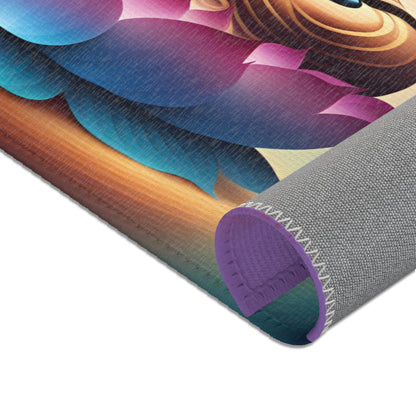 Buddha Chakra Area Rug – Sacred Lotus Meditation Mat