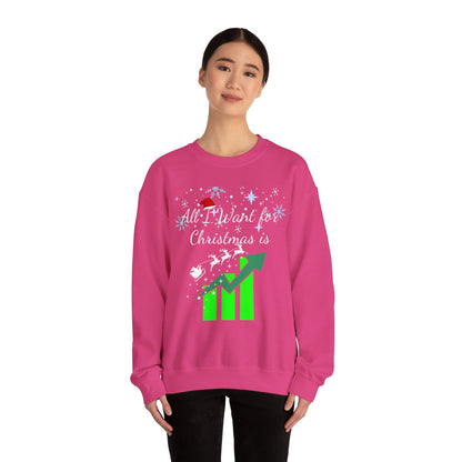 Christmas Santa Rally Sweatshirt, Stock market, Bullish