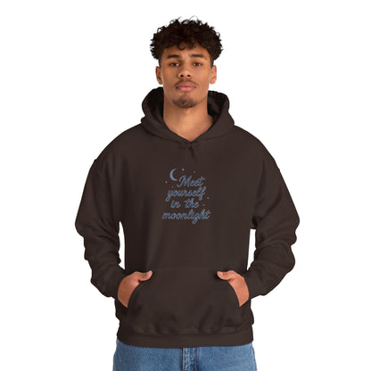 Meet Yourself in the Moonlight – Spiritual Moon Hoodie