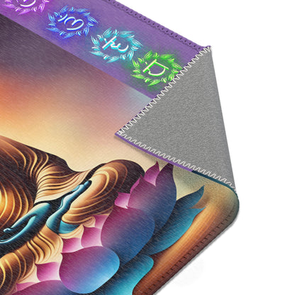 Buddha Chakra Area Rug – Sacred Lotus Meditation Mat