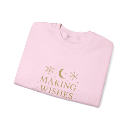 Making Wishes Come True – Celestial Snowflake Sweatshirt