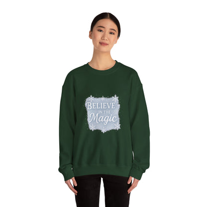 Believe in the Magic Winter Sweatshirt – Unisex Cozy Christmas Crewneck