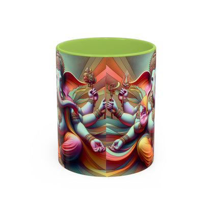 Lord Ganesha  – Spiritual Coffee Mug for New Beginnings, Prosperity & Positive Energy