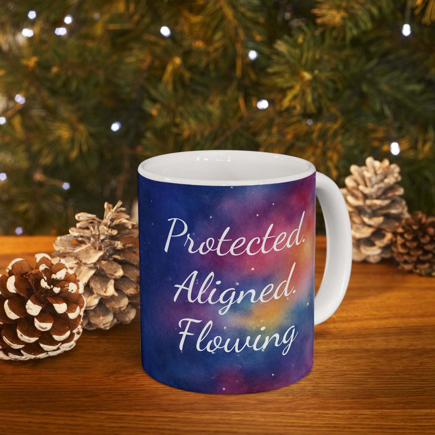 Ganesh Mug – My Energy, My Protector | Cosmic Spiritual Mug