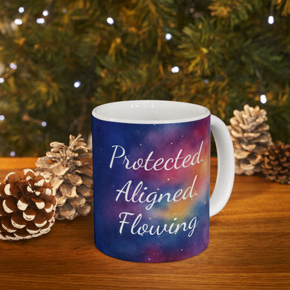 Ganesh Mug – My Energy, My Protector | Cosmic Spiritual Mug
