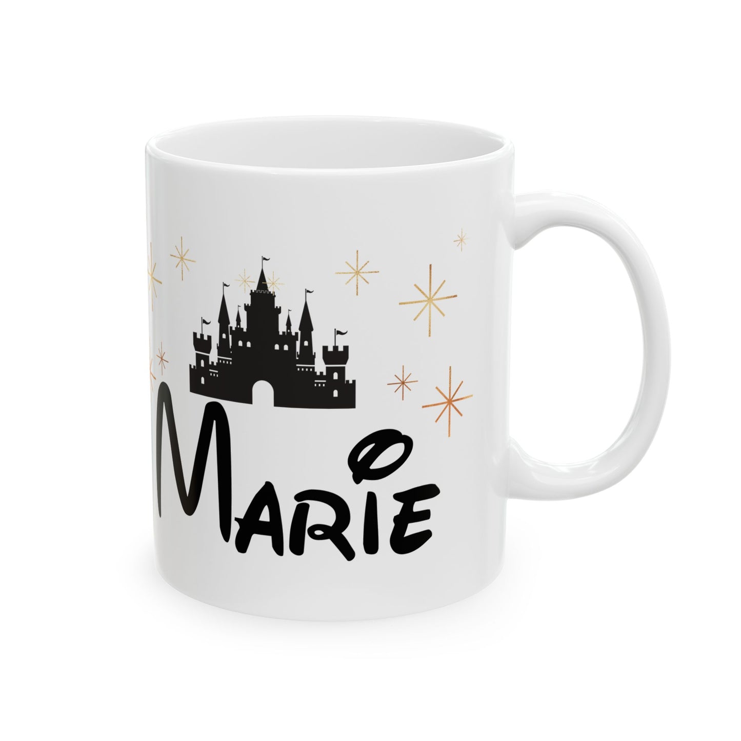 Personalized Castle Mug – Custom Name Magic Mug for Disney Lovers