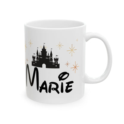 Personalized Castle Mug – Custom Name Magic Mug for Disney Lovers