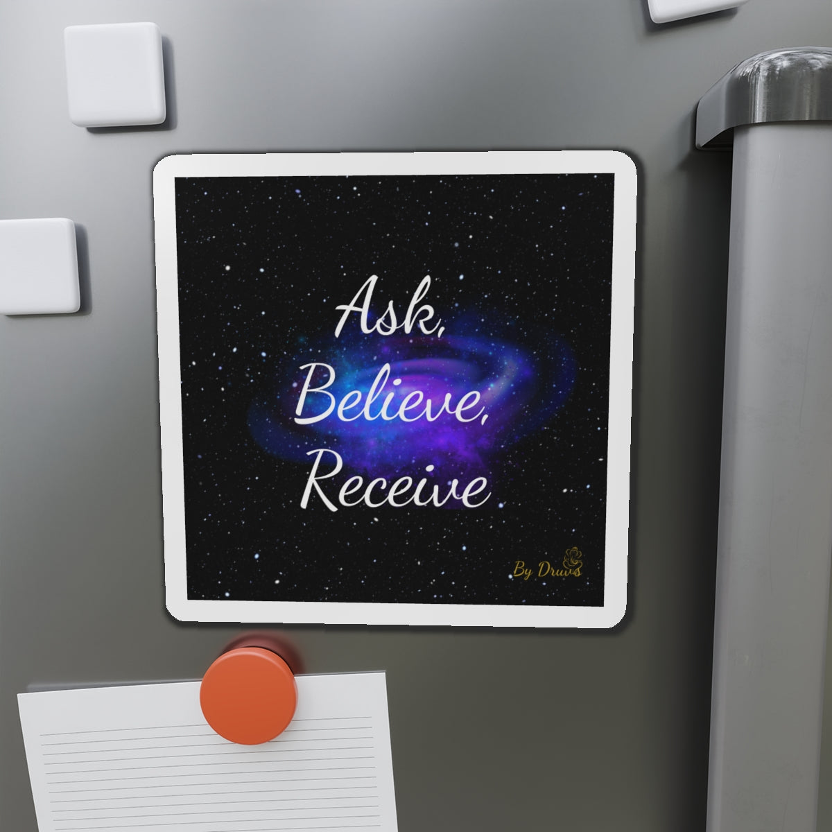 Fridge Magnet, Ask, Believe, Receive, Law of Attraction, Magnet, Positive Thinking