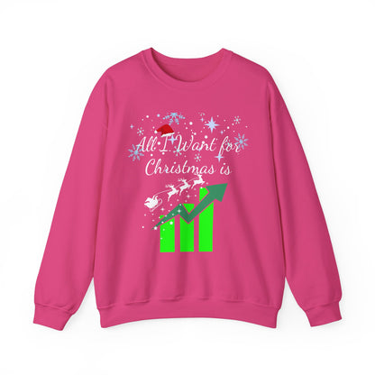 Christmas Santa Rally Sweatshirt, Stock market, Bullish