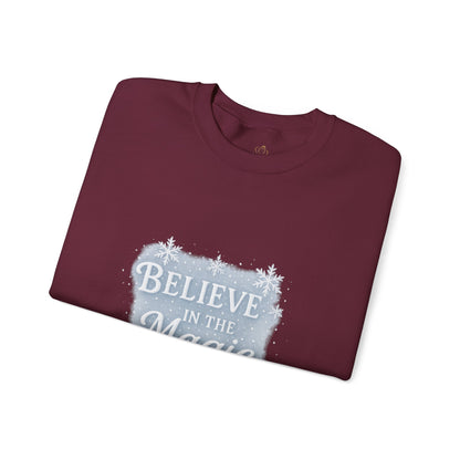 Believe in the Magic Winter Sweatshirt – Unisex Cozy Christmas Crewneck