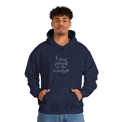 Meet Yourself in the Moonlight – Spiritual Moon Hoodie