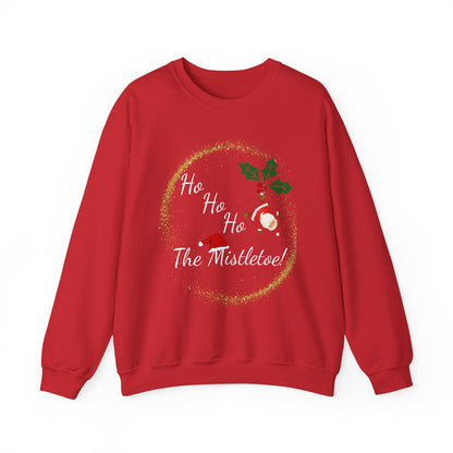 Christmas Sweatshirt, Unisex Sweater, Holiday Season, Mistletoe Sweatshirt, Ugly Christmas Sweater, Winter Season, Ho Ho Ho, Mistletoe