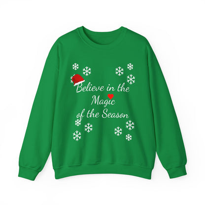 Christmas Sweatshirt, Ugly Christmas Sweater, Holiday Season, Xmas Cheer, Magic of the Season, Gifts