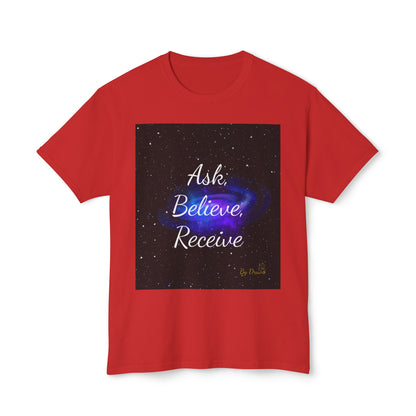 T-Shirt, Cotton, Unisex, Ask, Believe, Receive, Law of Attraction