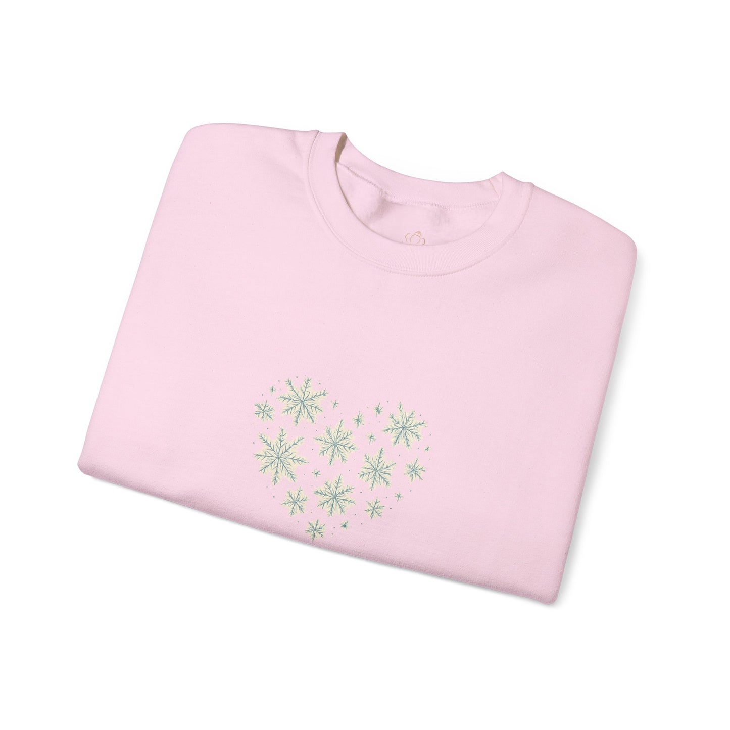 Warmth Comes From Within – Winter Affirmation Sweatshirt | Heart Snowflake Cozy Edition