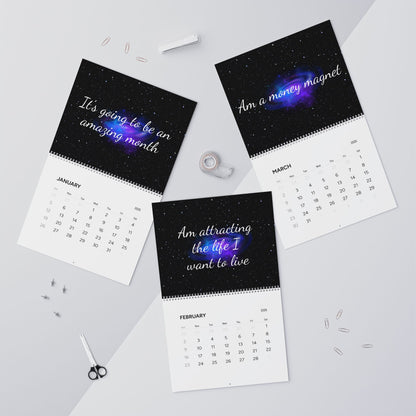 Wall Calendar - Law of Attraction Positive Quotes 2025