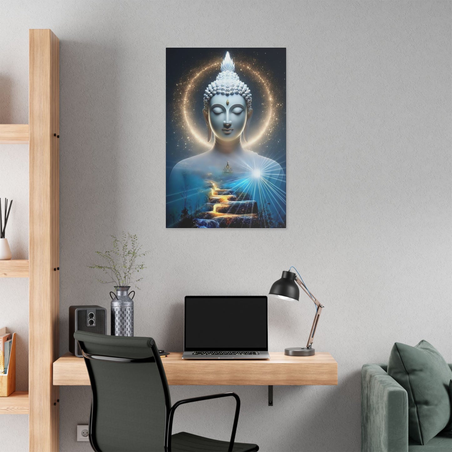Buddha Canvas – Zen Wall Art for Home, Office or Sacred Space