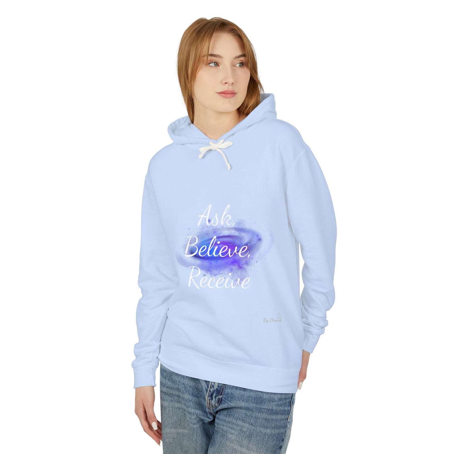 Unisex Hoodie Sweatshirt with Ask, Believe, Receive in it, Inspirational, Law of attraction, Motivational Hoodie, Gifts Idea