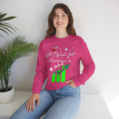 Christmas Santa Rally Sweatshirt, Stock market, Bullish