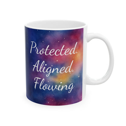 Ganesh Mug – My Energy, My Protector | Cosmic Spiritual Mug