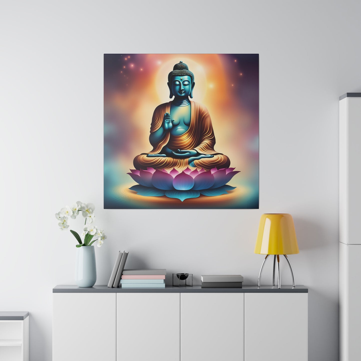 Buddha Canvas - Zen Space, Office Room, Peaceful, Gift Idea