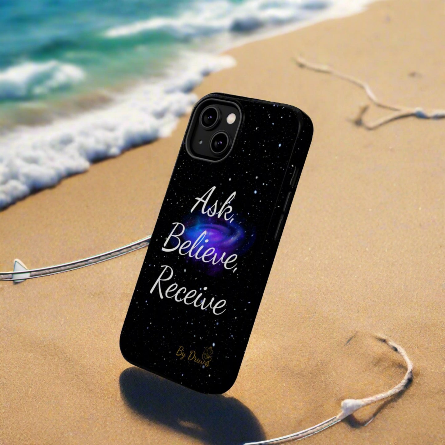 iPhone Magnetic Case, Ask, Believe Receive, Law of Attraction