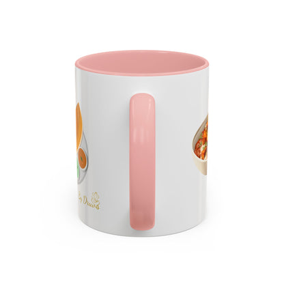 Chai, Paneer & Dosa Two-Tone Mug – By Druvs