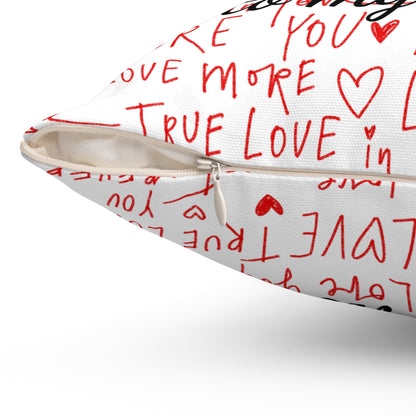 Valentine’s Day Love Cushion – You Are the Key to My Heart Teddy Pillow