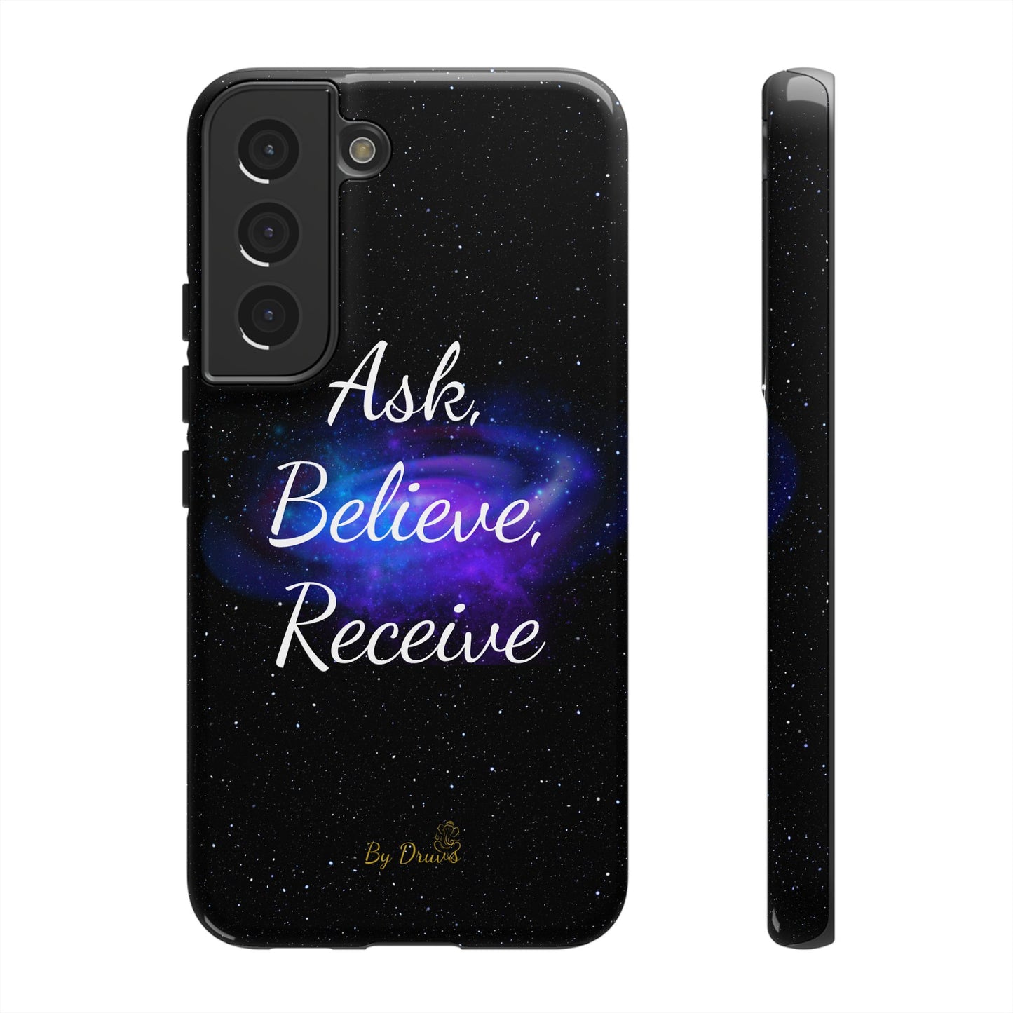 Phone Case - Ask, Believe, Receive, Law of Attraction, Positive Thinking,  iPhone, Samsung, Google Pixel, iPhone 16