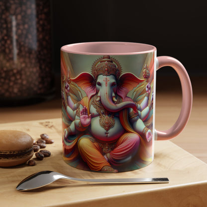 Lord Ganesha  – Spiritual Coffee Mug for New Beginnings, Prosperity & Positive Energy