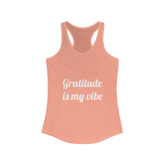 “Gratitude is My Vibe” Tank Top – Affirm It in Style