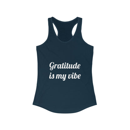 “Gratitude is My Vibe” Tank Top – Affirm It in Style