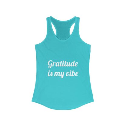 “Gratitude is My Vibe” Tank Top – Affirm It in Style