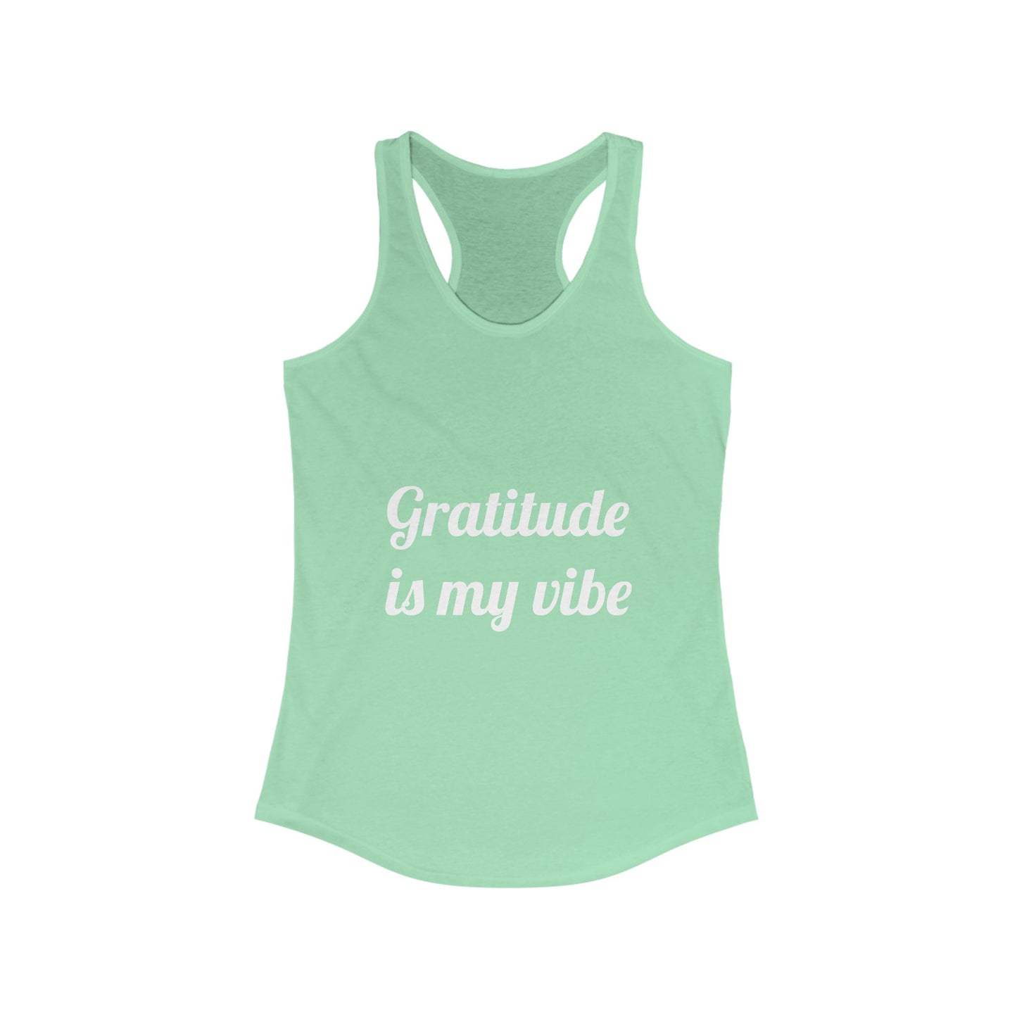 “Gratitude is My Vibe” Tank Top – Affirm It in Style