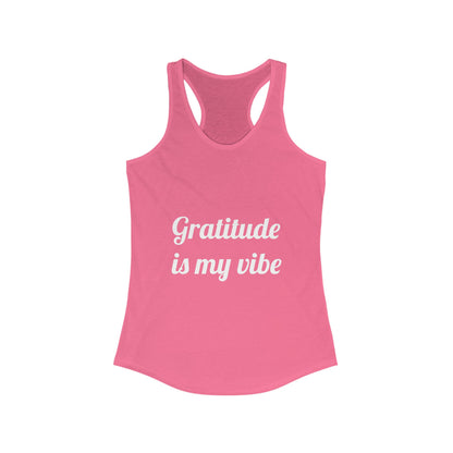 “Gratitude is My Vibe” Tank Top – Affirm It in Style