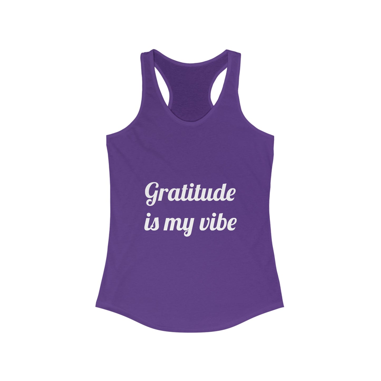“Gratitude is My Vibe” Tank Top – Affirm It in Style