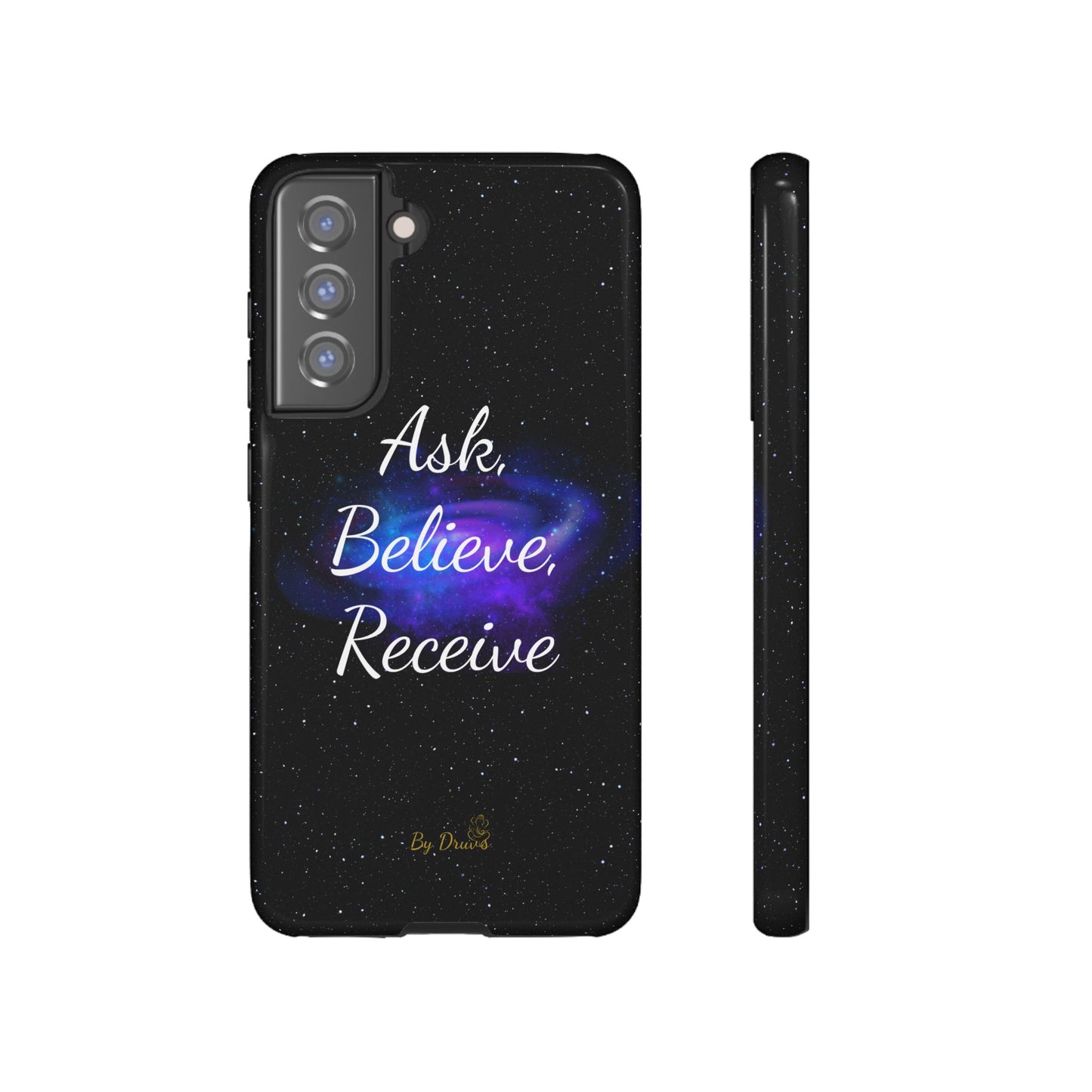 Phone Case - Ask, Believe, Receive, Law of Attraction, Positive Thinking,  iPhone, Samsung, Google Pixel, iPhone 16