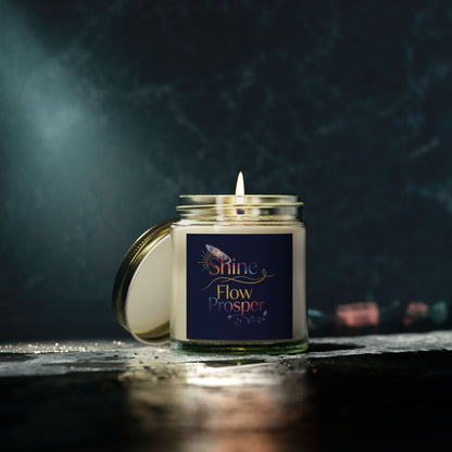 Shine Flow Prosper – Luxe Cosmic Scented Candle