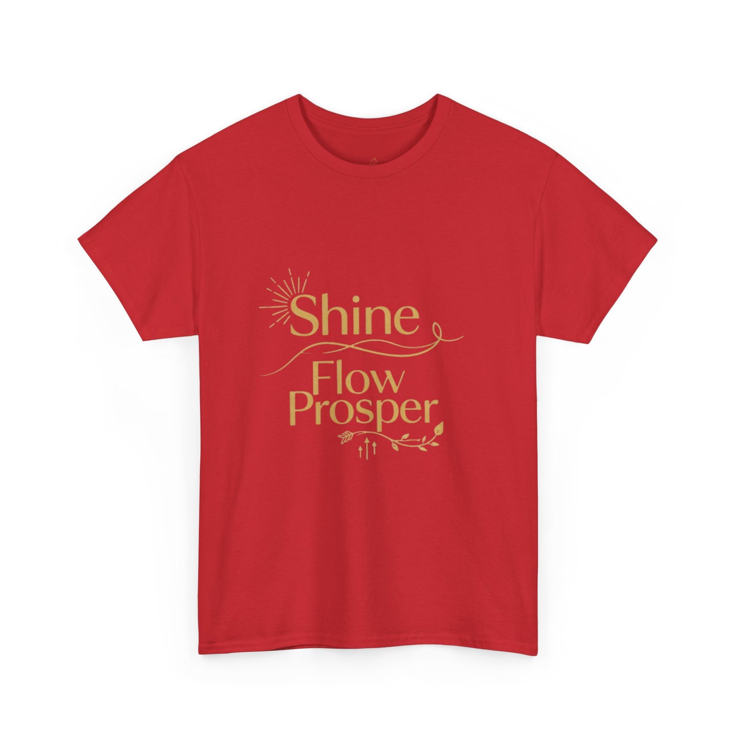 Shine Flow Prosper T-Shirt – Luxe Edition Affirmation Tee | Druvs