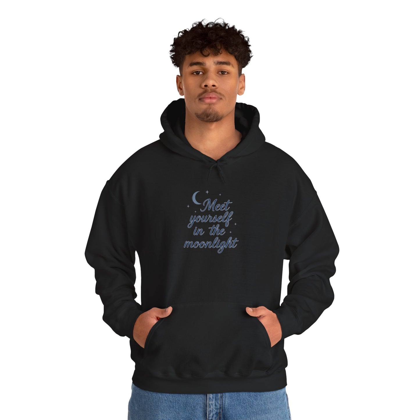 Meet Yourself in the Moonlight – Spiritual Moon Hoodie