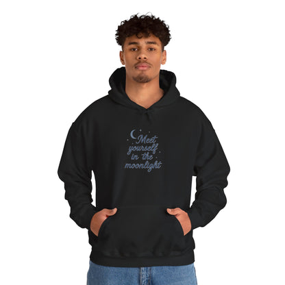Meet Yourself in the Moonlight – Spiritual Moon Hoodie