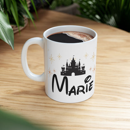 Personalized Castle Mug – Custom Name Magic Mug for Disney Lovers