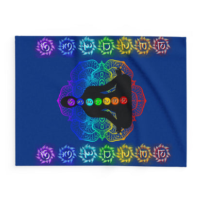 Fleece Blanket - Chakra Inspired Arctic Design