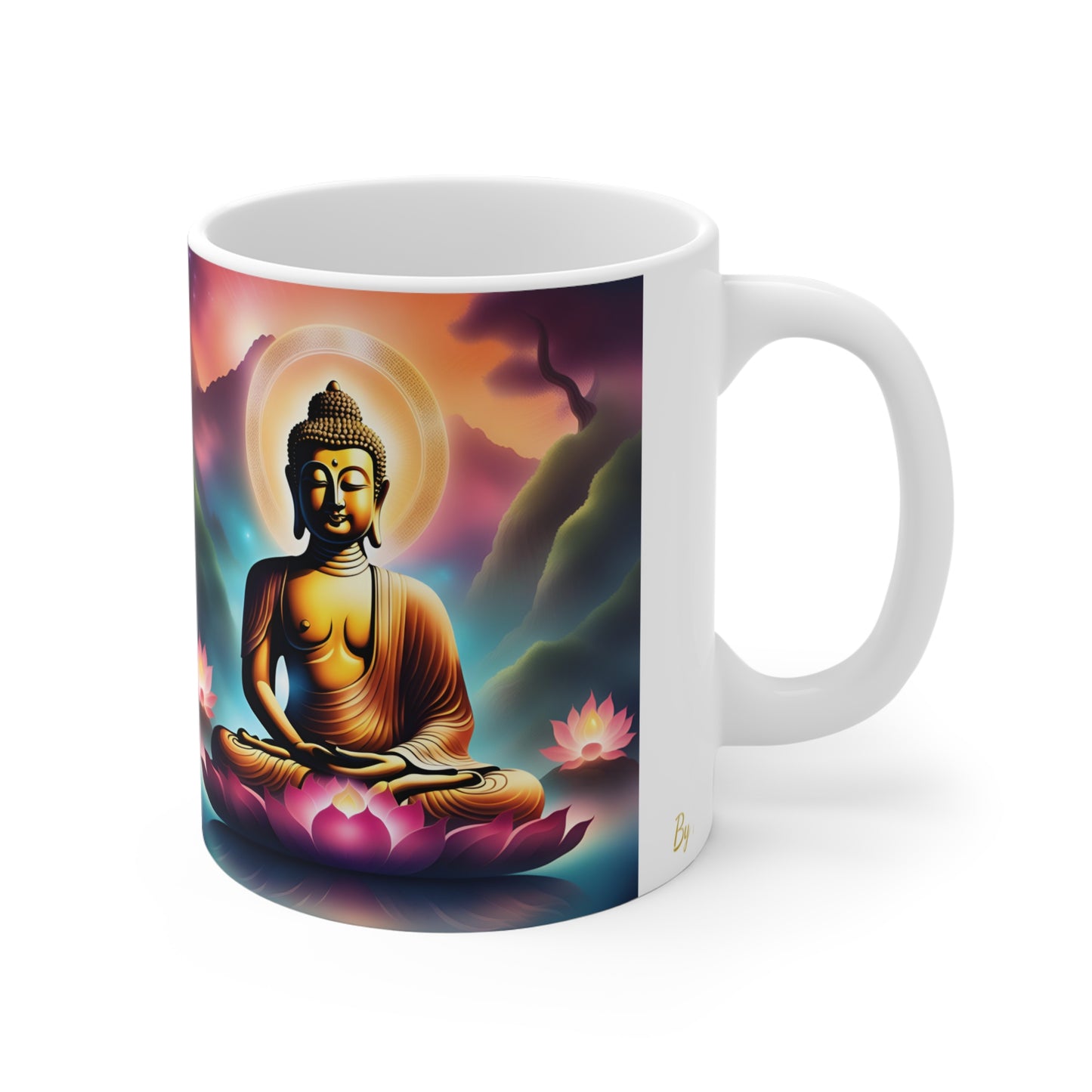 Buddha Mug, Zen, Coffee Mug, Tea Mug, Gift