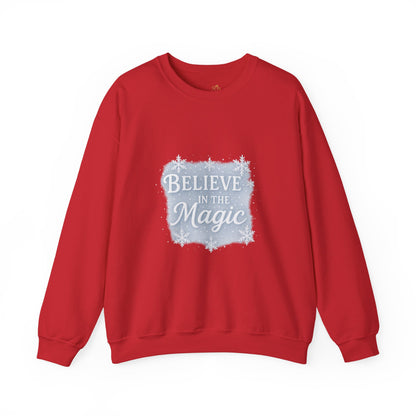 Believe in the Magic Winter Sweatshirt – Unisex Cozy Christmas Crewneck