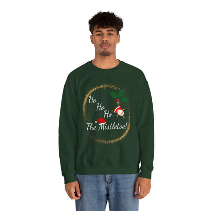 Christmas Sweatshirt, Unisex Sweater, Holiday Season, Mistletoe Sweatshirt, Ugly Christmas Sweater, Winter Season, Ho Ho Ho, Mistletoe