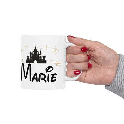 Personalized Castle Mug – Custom Name Magic Mug for Disney Lovers