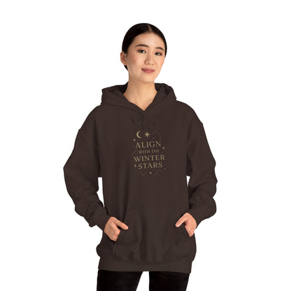 Align with the Winter Stars – Celestial Spiritual Hoodie