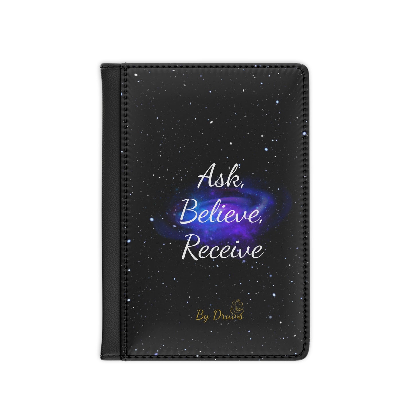 Passport Cover- Manifest your dream travel, Ask, Believe Receive, Law of Attraction