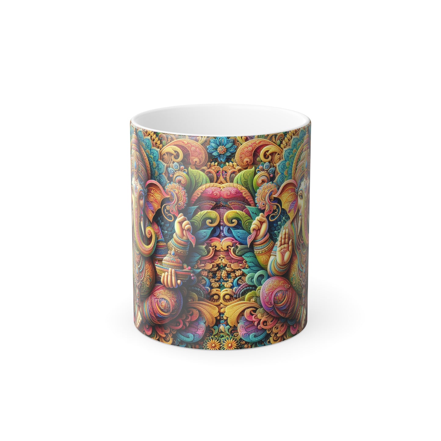 Ganesh Mug | Lord Ganesha Coffee Cup | Hindu Gift | Spiritual Mug | Meditation Tea Cup | Yoga Gift